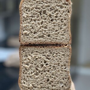 100% Rye Rugbrød Sourdough Loaf