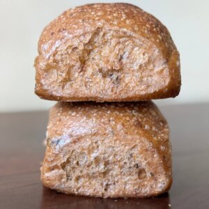 Soft Sourdough Sun Dried Tomato and Basil Rolls