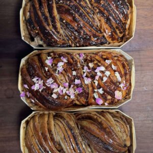 Date, Almond and Rose Petal Sourdough Babka