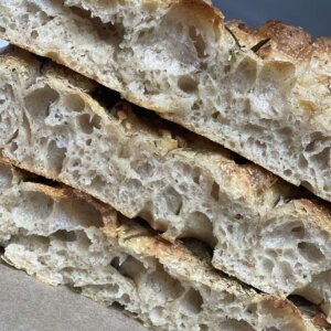 Rosemary and Garlic Sourdough Focaccia