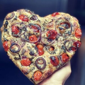 Sourdough Focaccia Hearts