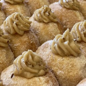 Apple Pie Sourdough Doughnuts