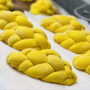 Turmeric Sourdough Challah