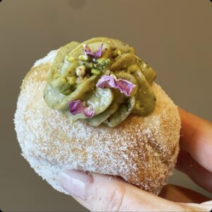 Pistachio Sourdough Doughnut